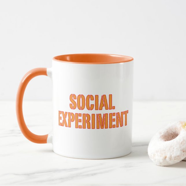Taza Experimento social (Con donut)