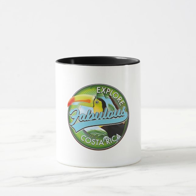 Taza Explorar el fabuloso logo de costa rica (Centro)
