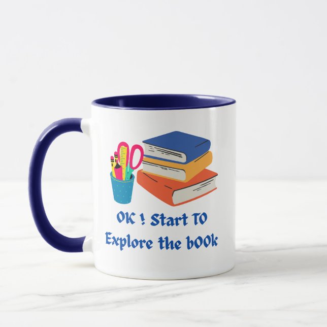 Taza Explorar el libro - Volver a la escuela Leer a Lov (Izquierda)