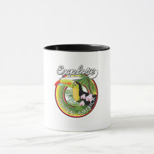 Taza Explorar el logo de Centroamérica.