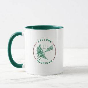 Taza Explorar Michigan Coffee Mug