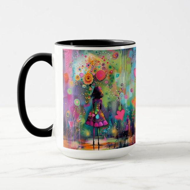 Taza Explosión de color caprichosa (Izquierda)