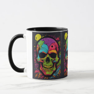 Taza Explosión de Cráneo Psicodélico