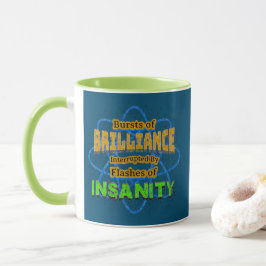 Taza Explosiones de brillantez en humor de locura