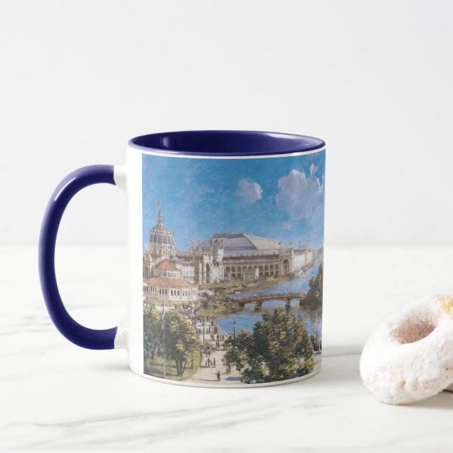Taza Exposición Colombina Mundial de Theodore Robinson (Con donut)
