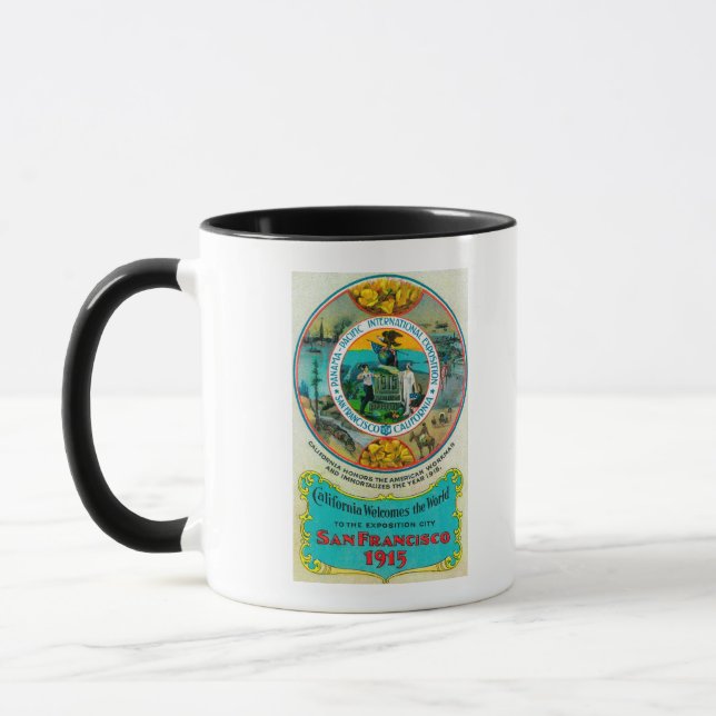 Taza Exposición Internacional del Pacífico Panamá (Izquierda)