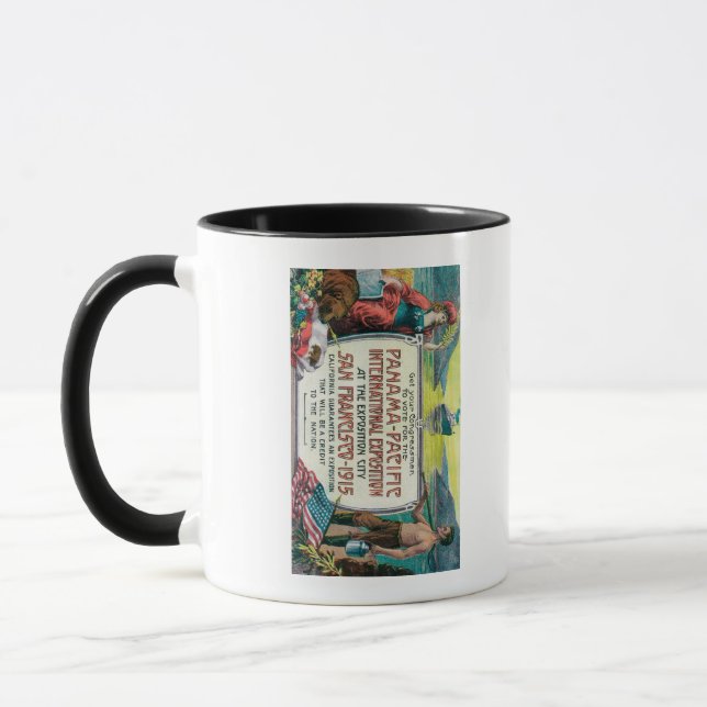 Taza Exposición Internacional del Pacífico Panamá (Izquierda)
