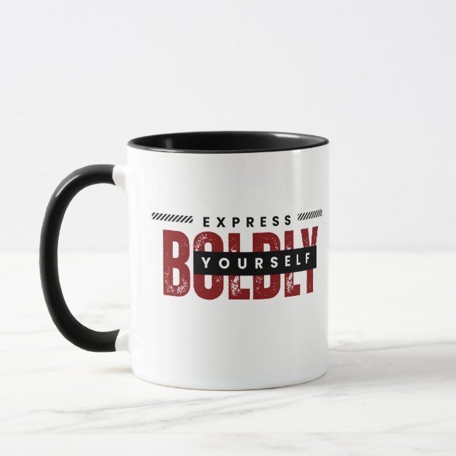 Taza Exprese la cerámica blanca (Izquierda)