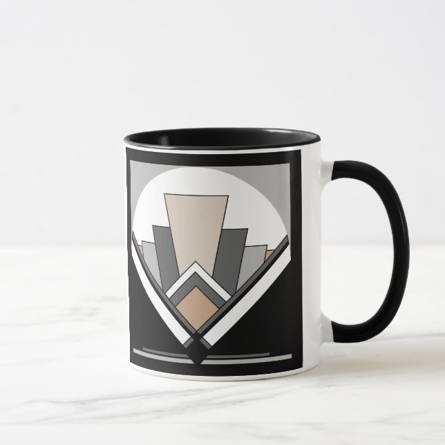 Taza Expresión de ventilador Art Deco (Derecha)