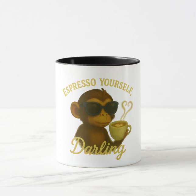 Taza EXPRESO MISMO, Darling con el corazón (Centro)