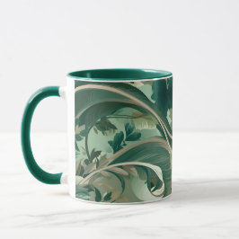 Taza Exquisita Elegancia De Foliage