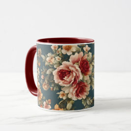Taza Exquisitos Rosas románticos y hermosas flores
