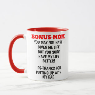 Taza extra mamá quizás no me hayas dado vida pero tú
