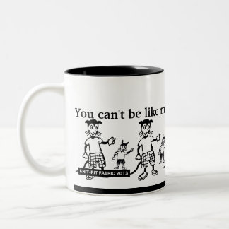Taza extraña de los animales