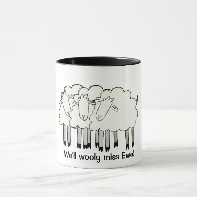 Taza ¡Extrañaremos a Ewe! (Centro)