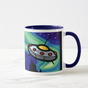 Taza extranjera 1 de la nave espacial