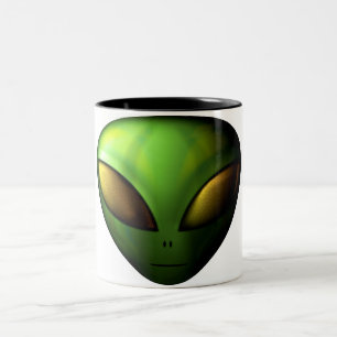 Taza extranjera verde