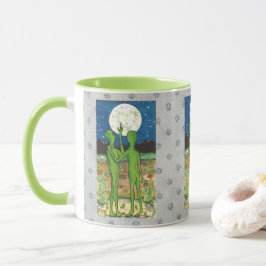 Taza Extranjero romántico UFO Roswell Diseñador de Mug 