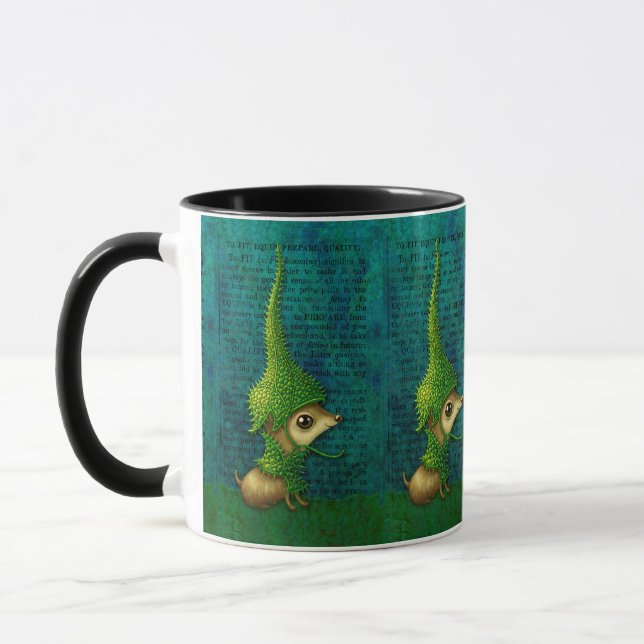 Taza extraño linda de la fantasía: Criatura del (Izquierda)