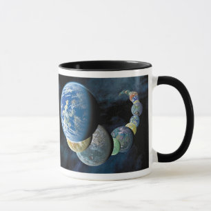 Taza Extraños Nuevos Mundos Montaje de Planetas Alien