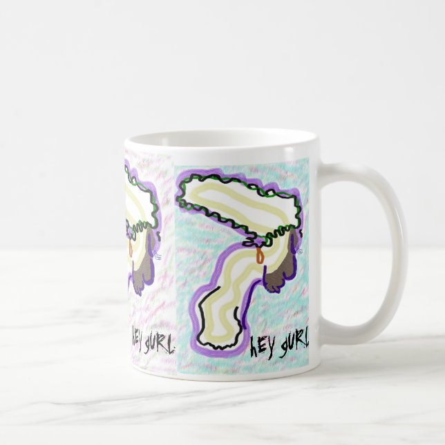 Taza ey bebida del gURL (Derecha)