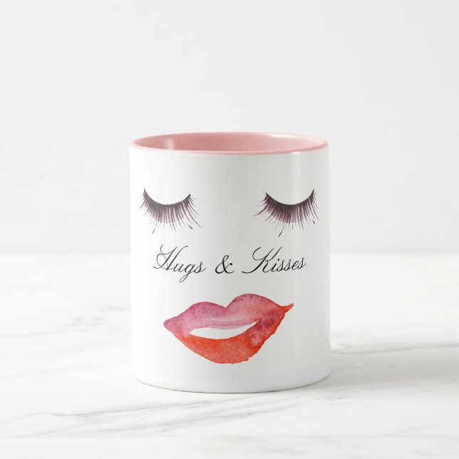 Taza Eyelashes and Lips    (Centro)