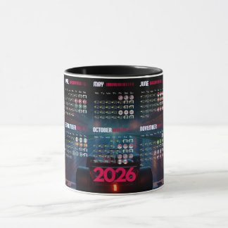 Taza F1 2026 Calendar Mug