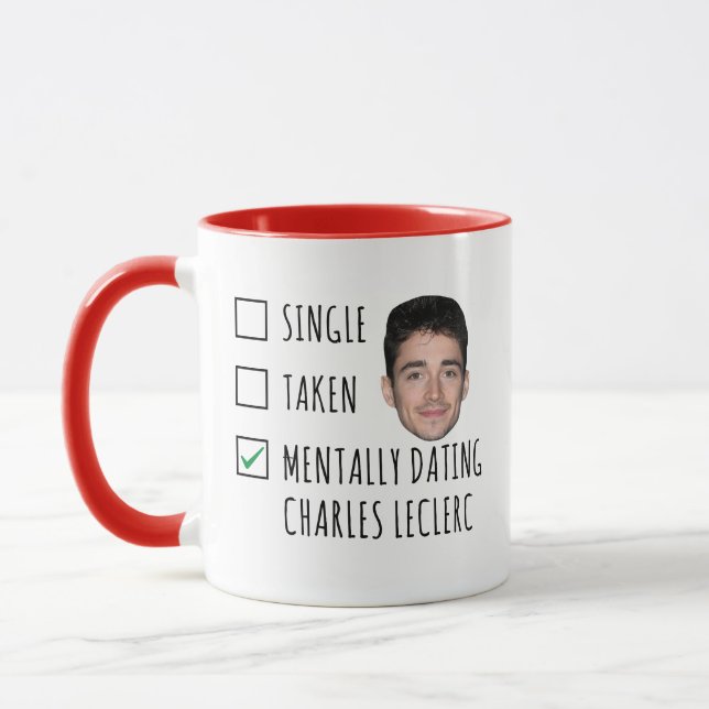 Taza F1, Single Tomado Mentalmente Dating Charles Lecle (Izquierda)