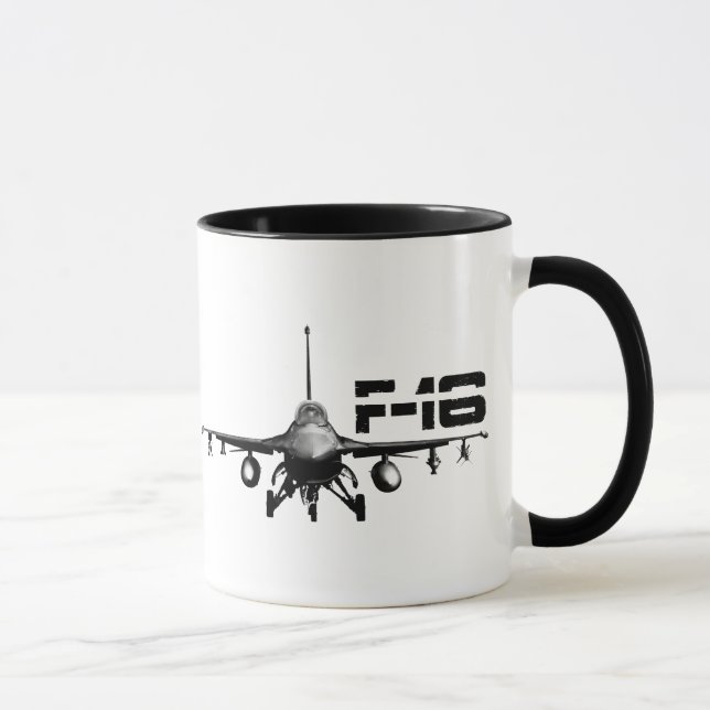 Taza F-16 Fighting Falcon 11 oz Ringer Mug (Derecha)