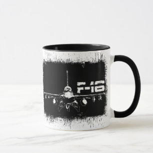 Taza F-16 Fighting Falcon 11 oz Ringer Mug