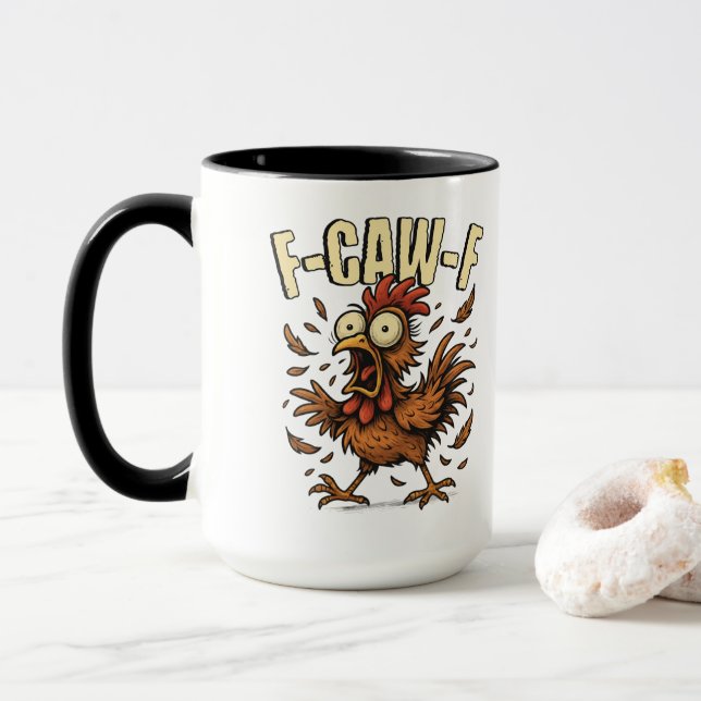 TAZA F-CAW-F (Con donut)
