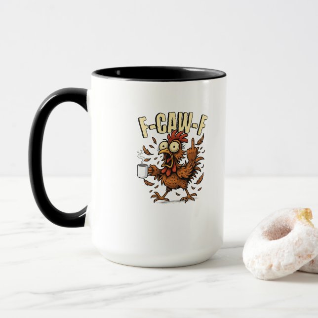 TAZA F-CAW-F (Con donut)