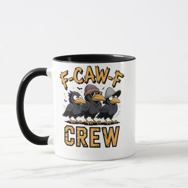 Taza F-Caw-F Crew Funny Parking Cousinfit (Izquierda)