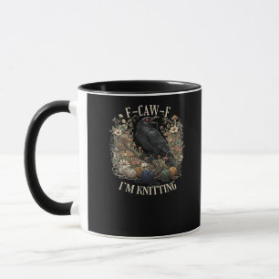 Taza F-Caw-F Estoy Tejiendo Casual Creativo