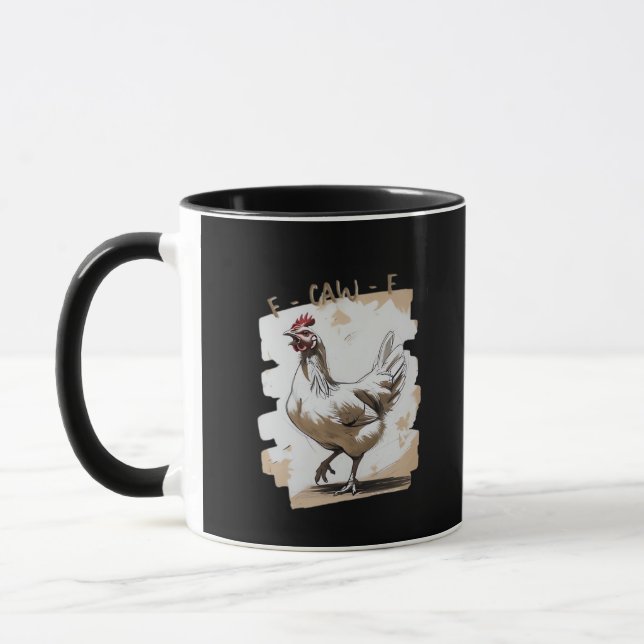 Taza F-Caw-F Vintage Graphic (Izquierda)
