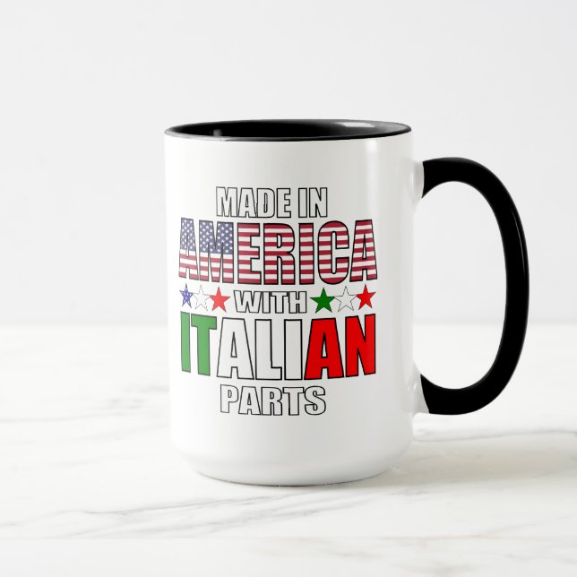 Taza Fabricado en Estados Unidos con piezas italianas (Derecha)