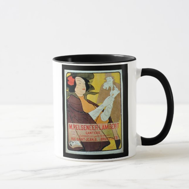 Taza 'Fabricantes del guante de Pelseneer-Lamberto, (Derecha)
