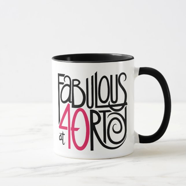 Taza Fabuloso en 40rty Mug (Derecha)