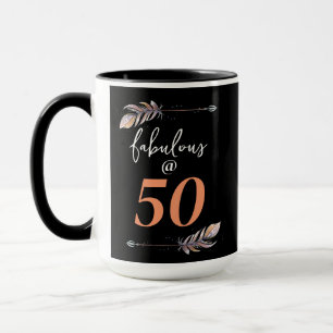 Taza Fabuloso en la fiesta de cumpleaños número 50 Flec