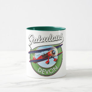 Taza Fabuloso parche de viaje Devon.