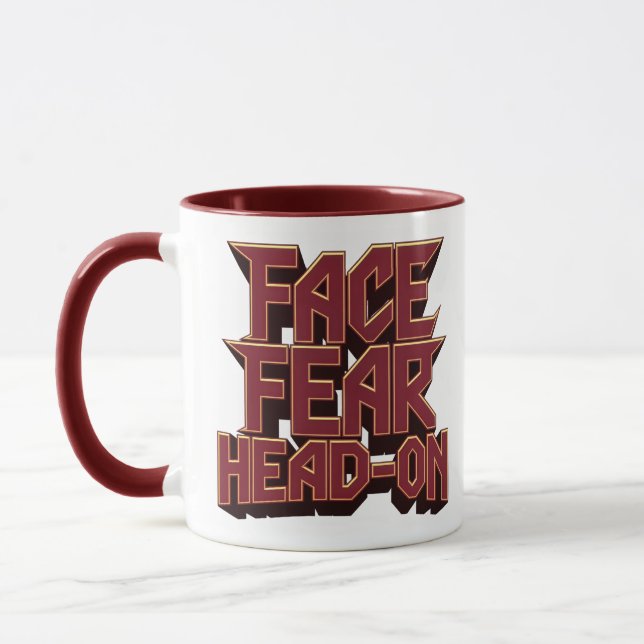 Taza Face Fear Head On (Izquierda)