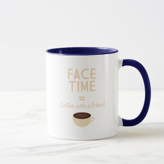 Taza FaceTime = café con un amigo (Derecha)