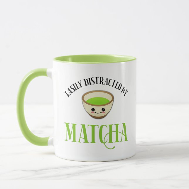 Taza Fácilmente Distrado Por Matcha (Izquierda)