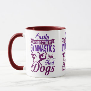 Taza Fácilmente Distraído Por Gimnasia y Perros