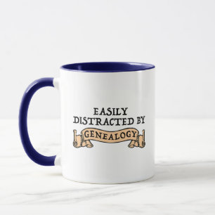 Taza Fácilmente Distraído Por La Genealogía