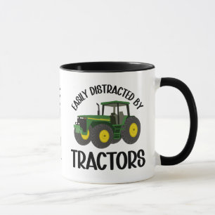 Taza Fácilmente distraído por los tractores