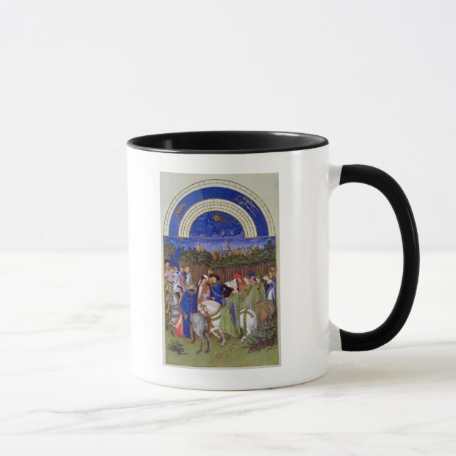 Taza Facsímil de mayo: Figuras cortesas a caballo (Derecha)