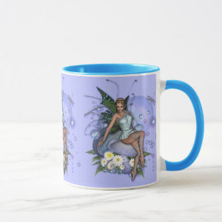 Taza Faery de las margaritas de la cosecha del KRW
