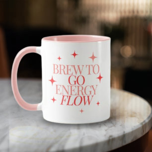 Taza Fairy Two Toned Brew To Go Energy Flow Coffee Mug