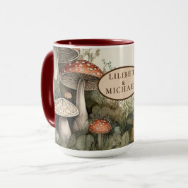 Taza Fairycore Mushroom Goblincore Personalizado Decora